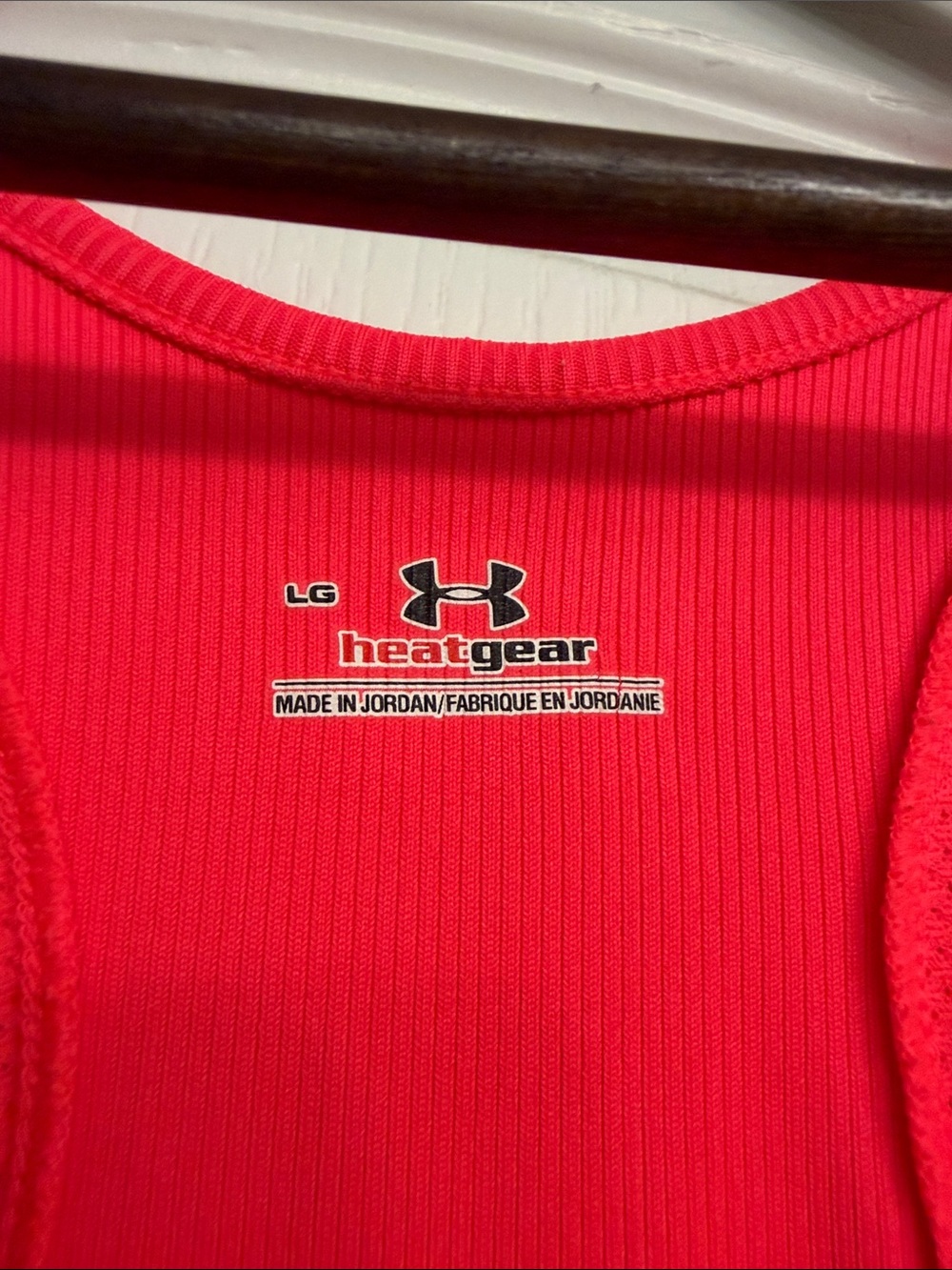 Under Armour Neon Pink Racerback Performance Tank - Picture 3 of 3